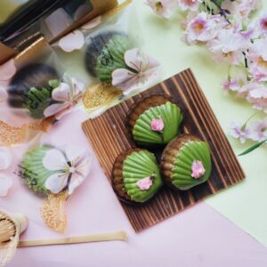 抹茶金時瑪德蓮貝殼蛋糕