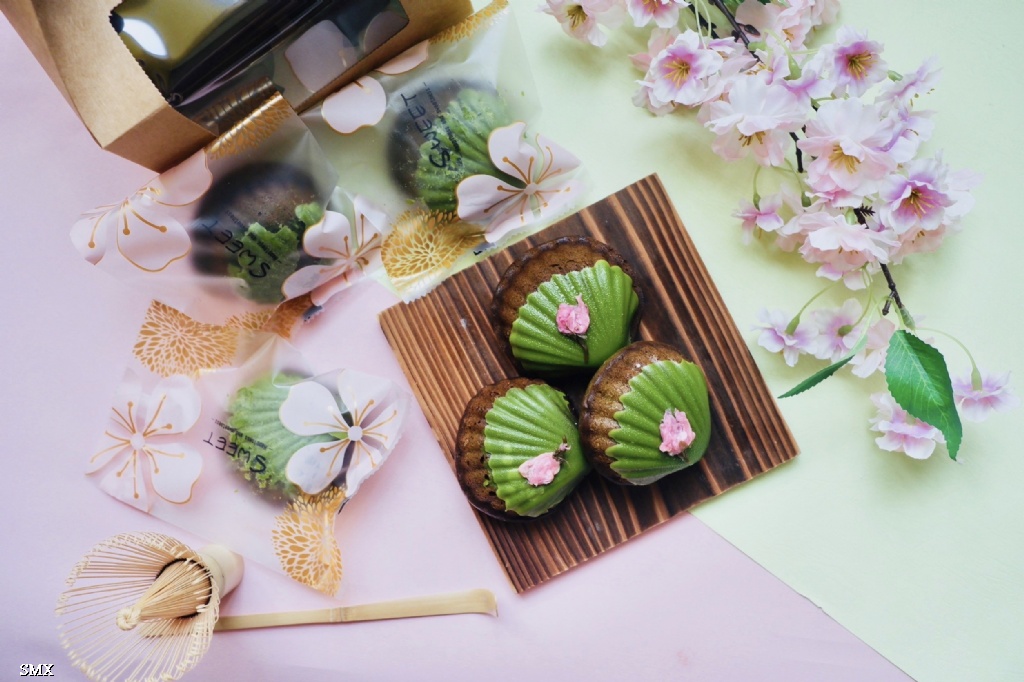 抹茶金時瑪德蓮貝殼蛋糕
